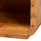 Bali & Pari Netra Modern and Contemporary Natural Real Burl Wood 1-Drawer Nightstand 253-13973-ZORO - alternate 6