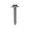 Auveco Phillips Oval Head Tapping Screw Countersunk Washer #10 x 1 1/4in - Chrome, 50PK 23347 - alternate 1
