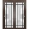 Sartodoors Sliding Closet Bypass Doors with Hardware Planum 2112 64x96 (2* 32x96) Solid Core Modern Interior PLANUM2112DBD-CA-64 x 96 (2* 32x96) - alternate 1