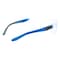 General Electric 02 Series Impact-Resistant Safety Glasses Clear Lens Blue/Gray Frame 1 pk GE202C - alternate 3