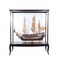 Homeroots 23in Dark Brown Glass Standard Display Stand 364363 - alternate 5