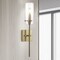 Jonathan Y Cato 4.5" 1-Light Bohemian Farmhouse Iron/Glass LED Vanity, Brass Gold/Clear JYL7805C - alternate 5
