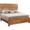 Homeroots Brown Live Edge Bow Joint Solid Wood King Bed Frame 604633 - alternate 3