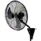 Edendirect 20 in 3-Speed Wall Mount Fan in Black, with 90 Deg Auto Oscillation, 30 Deg Vertical Tilt ZRDFC-K20-Black - alternate 1