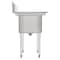 Koolmore 72 in. 18-Gauge Two-Compartment Sink with Dual 18 in. Drainboards, Bowl Dimensions 18''x18''x14'' KM-SB181814-18B3 - alternate 2
