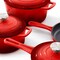 Megachef 7 Piece Enameled Cast Iron Cookware Set in Red 750124525M - alternate 2