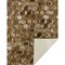 Homeroots 50" X 70" Brown And Beige Geometric Microfiber Plush Throw Blanket 712408 - alternate 1