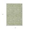 Homeroots 8' X 10' Green And Ivory Floral Washable Indoor Outdoor Area Rug 594620 - alternate 7