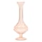 Homeroots Set of Two 9" Pink Glass Trumpet Table Vases, 2PK 632593 - alternate 2