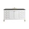James Martin Vanities Chicago 60" Single Vanity, Glossy White, w/ 3 CM Phantome Eclos Top 503-V60S-GW-3PHT - alternate 1