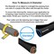 Electriduct Dura HVAC Foam Protection Wrap Sleeving, 5 in Diameter, 150 ft Length, Black BS-TF-HVAC-500-150 - alternate 2