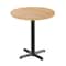 Flash Furniture Bennett 30 in Round Solid Wood Commercial Indoor Tabletop in Natural with 22 in x 22 in Table Height GSF-RD30-NAT-T2222-GG - alternate 1