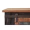 Homeroots 60" Black Solid Wood Cabinet Enclosed Storage Distressed TV Stand 528709 - alternate 4