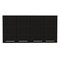 Homeroots 47in Black Wood Wall Mounted Accent Cabinet With Four Doors 478201 - alternate 1