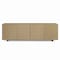 Homeroots 94in Gold Wood Carved Geometric Sideboard With Four Doors 719399 - alternate 2