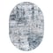 World Rug Gallery Distressed Abstract Area Rug 5 ft x 7 ft Oval Blue 910BLUE5OV - alternate 4