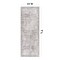 World Rug Gallery Vintage Inspired Machine Washable Non Slip Runner Rug 2 ft 6 in x 7 ft Olive 6029OLIVE2X7 - alternate 4