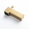 Kibi Cube Wall Mounted 1/2 in Slip-On Tub Spout with Diverter, Brushed Brass TS103BB - alternate 3