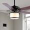 Jonathan Y Brantley 52" 2-Light Bohemian Farmhouse Iron LED CEILING FAN, Black JYL9619A - alternate 8