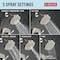 Delta Stryke 14 Series Tub and Shower, 4.19 in, Lumicoat Stainless T14476-SS-PR - alternate 2