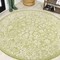 Jonathan Y Tela Bohemian Textured Weave Floral Green/Cream 5 ft Round Indoor/Outdoor Area Rug SMB100D-5R - alternate 1