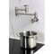 Kingston Brass Wall Mount Pot Filler Faucet, Brushed Nickel KS3108RX - alternate 3