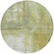 Homeroots 8' Sage Ivory And Brown Round Abstract Washable Indoor Outdoor Area Rug 603625 - alternate 3