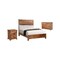 Homeroots Three Piece Brown Solid Wood Bedroom Set 569386 - alternate 1