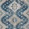 Homeroots 3' X 5' Navy Blue Beige And Ivory Medallion Washable Indoor Outdoor Area Rug 589008 - alternate 4
