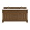James Martin Vanities Brookfield 72 in. Double Vanity, Honey Oak w/ 3 CM Ethereal Noctis Silestone Top 547-V72-HNO-3ENC - alternate 1