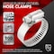 Everflow Stainless Steel Worm Drive Hose Clamps 1'' - 2'' Adjustable SAE 24, 10PK 6724SSHCA - alternate 4
