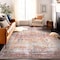 World Rug Gallery Transitional Distressed Machine Washable Non Slip Area Rug 5 ft x 7 ft Multi 6030MULTI5X7 - alternate 5