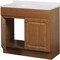 Zenith Zenna Home Oak 36'' Wx35'' Hx18''D Vanity with Wht Cultured Marble Top RBC36KK - alternate 4
