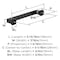 Amerock Hybridize 5-1/16 inch (128mm) Center-to-Center Oil-Rubbed Bronze Cabinet Pull, 10PK 10VMP37062ORB - alternate 2
