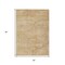 Homeroots 5' X 8' Linen And Wheat Aztec Washable Indoor Outdoor Area Rug 615549 - alternate 4
