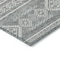 Homeroots 5' X 8' Gray And Ivory Southwestern Washable Indoor Outdoor Area Rug 593685 - alternate 4