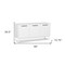 Homeroots 59in White Accent Cabinet With Six Shelves 568894 - alternate 4