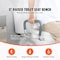 Vevor Raised Toilet Seat 3.5" Height Raised 300 lbs for Round Toilet for Elderly FBL760599 - alternate 6