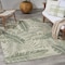 Homeroots 4' X 6' Ivory And Green Palm Leaf Indoor Outdoor Area Rug 552519 - alternate 3