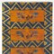 Homeroots 20in Blue and Brown Hand Painted Wood Accent Cabinet With Three Drawers 383195 - alternate 4