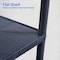 Luxor Utility Cart with Lipped Plastic Shelves, 300 lb Load Capacity, 3 Shelves, 24 in L, 18 in W STC222-B - alternate 7