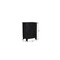 Homeroots 30" Black Solid Wood Distressed One Drawer Nightstand 521200 - alternate 8