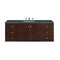 James Martin Vanities Amberly 60'' S Vanity, Mid-Century Walnut w/ Parisien Bleu Top w/FreePower Wireless Charger 670-V60S-WLT-FPBL - alternate 7