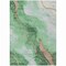 Homeroots 8' X 10' Green And Taupe Abstract Washable Indoor Outdoor Area Rug 611372 - alternate 2