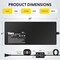 Ipower 8 by 18 Inch 24W Reptile Heating Pad with Adjustable Thermostat, Under Tank Warmer Terrarium PTHTPDXLADJDSPL - alternate 3