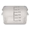 Rubbermaid Commercial SpaceSaver Square Containers, 4 qt, 8.8 x 8.75 x 4.75, Clear, Plastic FG630400CLR - alternate 1