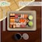 Ecoquality 1.5L Compostable Natural Sugarcane Bagasse No Lid Small Take Out Sushi Serving Tray, 100PK EQ15LSUSHINL-100 - alternate 2