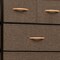 Homeroots 23" Brown Steel and Fabric Six Drawer Combo Dresser 484710 - alternate 4