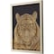 Homeroots Wild Tiger Portrait Gold Framed Print Wall Art 526937 - alternate 3