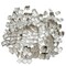 Homeroots Clear Round Reflective Fire Pit Glass 479082 - alternate 1